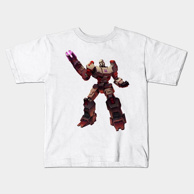 Decepticon Tyrant Kids T-Shirt by Novanim